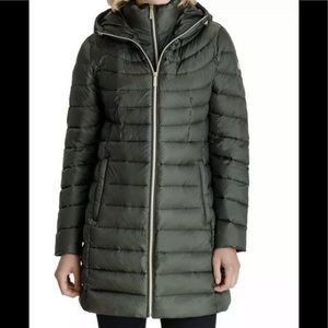 Michael Kors packable down puffer jacket coat S